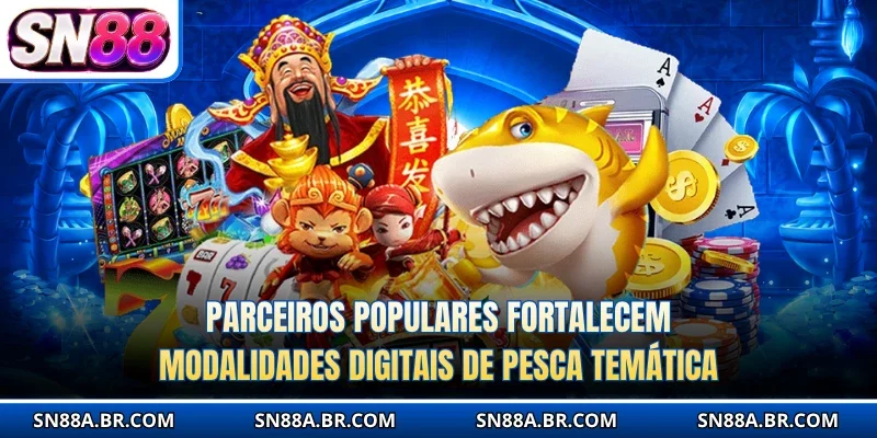 Parceiros populares fortalecem modalidades digitais de pesca temática